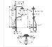 Душова система Croma Select E 180 2jet Showerpipe EcoSmart з термостатом: 9 л/хв, білий/хромований (27257400)