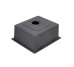 Кухонна мийка Kroner KRP Schwarze - 4545HM PVD (3.0/1.0 мм) Kroner