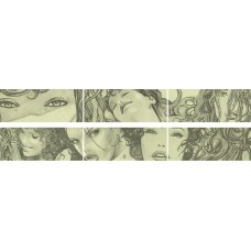 Декор (20x300) Manara Visi P6 BG14 - Milo Manara з колекції Milo Manara Milo Manara Керамічна плитка Del Conca