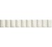 Бордюр (8x50.2) ICL10W Listello White Wave - Icon з колекції Icon Ascot