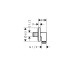 Шланговое подключение FixFit Fine S, Matt White (28882700)