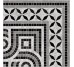 Декор Cantonera Paxos Negro 43.5x43.5 Via Appia Vives з колекції Via Appia Vives
