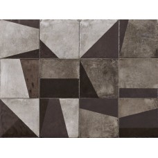 Декор (20x20) AG207D Shape Soft Black - Argillae з колекції Argillae