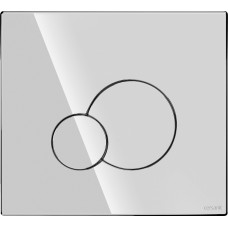 Кнопка змиву пневматична BASE CIRCLE хром глянець (для інсталяційної системи Cersanit)