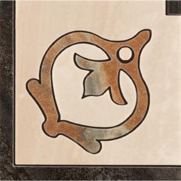 Вставка Taco Pulido Crema 12.8x12.8 Jainoor Ceracasa з колекції Jainoor Ceracasa
