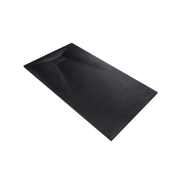 Піддон прямокутний VEXO BLACK 120х90 чорний + сифон
