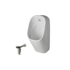 ACRO COMPACT, Пісуар підвісний з сенсорним зливом, white (100345412)