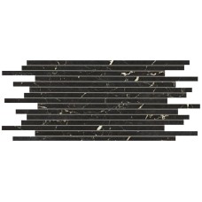 Мозаїка (30x60) 71240 Nero Reale Linee Lev/Ret - Marmi Reali з колекції Marmi Reali Мозаїка (30x60) 71240 Nero Reale Linee Lev/Ret - Marmi Reali з колекції Marmi Reali