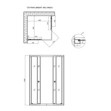 Душова кабіна Elposo - Q.S.D.90x90 см (без піддона) Душова кабіна Elposo - Q.S.D.90x90 см (без піддона) Elposo