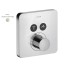Термостат для двох споживачів Axor ShowerSelect прихований монтаж Stainless Steel Optic 36707800