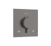 Термостат скрытого монтажа Ecostat Comfort E на 2 функции Brushed Black Chrome (33711340)