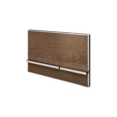 Smart-line, Кнопка смыва двойная, с керамической вставкой, chrome_cognac wood (100360468) Smart-line, Кнопка смыва двойная, с керамической вставкой, chrome_cognac wood (100360468)