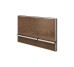 Smart-line, Кнопка смыва двойная, с керамической вставкой, chrome_cognac wood (100360468)