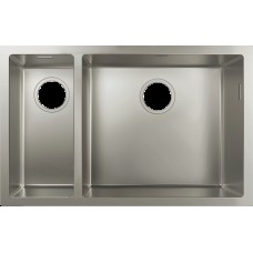 Кухонная мойка S719-U655 под столешницу 705х450 на две чаши 180/450 (43429800) Stainless Steel