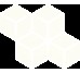 UNIWERSALNA MOZAIKA PRASOWANA HEKSAGON BIANCO ROMB 20.4х23.8 (мозаїка)