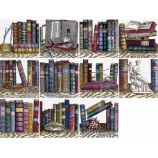 Декор (20x20) Libreria - (Bianco L.111) - Libreria з колекції Libreria Декор (20x20) Libreria - (Bianco L.111) - Libreria з колекції Libreria