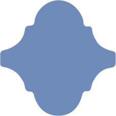 15x15 Bondi/Gloss Arabesque Blue-Bondi з колекції Bondi