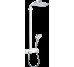 Душова система Raindance Select E 360 1Jet з термостатом ShowerTablet White/Chrome (27288400)