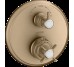 Змішувач Axor Montreux прихованого монтажу для ванни/душу Cross 16820140 Brushed Bronze