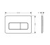Панель смыва iFrame Original S Chrome (66002000)