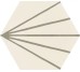 Плитка 18.2x21 R8YP Stratford White Decoro Tratto Ragno Stratford з колекції Stratford Ragno