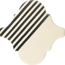 Color Art White Stripes Arabesque 15x15 PF007 Color Art White Stripes Arabesque 15x15 PF007 COLOR ART Керамічна плитка Aleluia