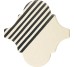 15x15 PF007 Color Art White Stripes Arabesque Aleluia Color Art з колекції Color Art Aleluia