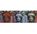Декор (31.9x96) 24182- Icons Lady Liberty Soggetto A,3 - Steve Kaufman з колекції Steve Kaufman Settecento