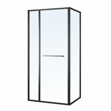 CRUZE душова кабіна 90*90*200см, тип дверей COME IN, чорний профіль, прозоре скло CRUZE душова кабіна 90*90*200см, тип дверей COME IN, чорний профіль, прозоре скло