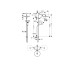 Душова система Axor One Showerpipe 280 1jet прихованого монтажу без змішувача, Brushed Nickel (48790820)