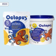 Двухкомпонентная эпоксидная затирка фуга для плитки и мозаики ТМ "OCTOPUS", цвет 8500 1,25 кг Двухкомпонентная эпоксидная затирка фуга для плитки и мозаики ТМ "OCTOPUS", цвет 8500 1,25 кг