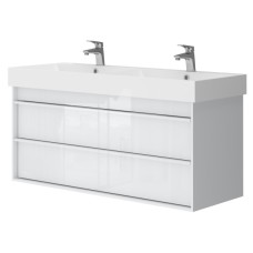 Тумба Quadra Qd-120 белая глянцевая Тумба Quadra Qd-120 белая глянцевая