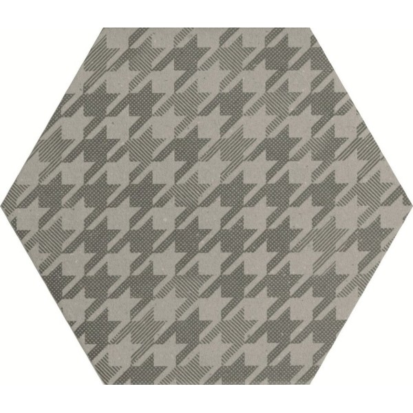 Плитка (26.6x23) DTR106M Pied De Poule Grigio - Dautore з колекції Dautore Quintessenza