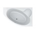 Ванна акрилова асиметрична LEONI 170х110 R + ноги + екран під ванну ( А0045134 ) Swan