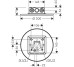 Верхний душ Axor 300 1jet P монтаж с потолка, Chrome (35302000)