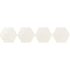 (15x17.1) EXAREL.BIL DECORO RELIEF BIANCO - Exabright з колекції Exabright Exabright Керамічна плитка Tonalite