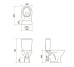Компакт 616  ARTEСO 011-CLEAN ON 3/5 з кришкою дюропласт вільнопадаюча