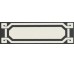 Бордюр Listello Black Dover 6x20 Old England Ceramiche Grazia з колекції Old England Ceramiche Grazia