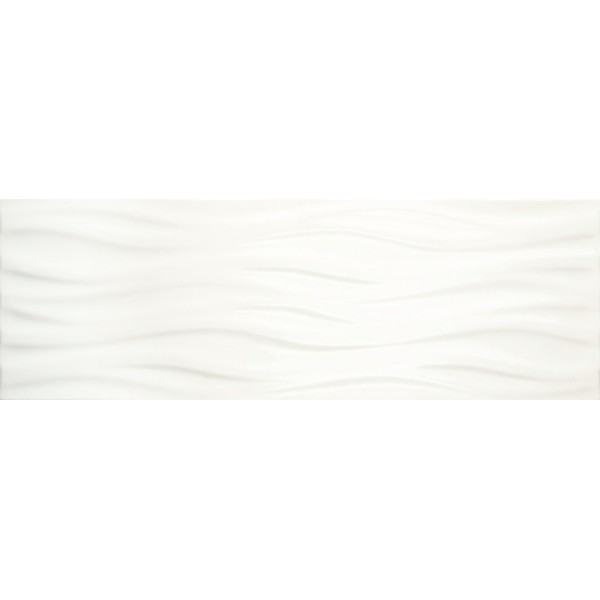 Плитка 30x90 Rectificado 9509 Blanco Mate Relieve-Nuuk 9509 з колекції Nuuk 9509 Porcelanite Dos