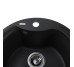 Гранітна мийка Globus Lux ORTA чорний металiк 485мм-А0001 Globus Lux