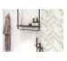 Плитка стінова Marmo Bianco шеврон 300x600x9 Golden Tile Golden Tile