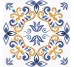 Декор Deco Antic 1 22.3x22.3 Antic Ceracasa з колекції Antic Ceracasa