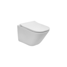 Подвесной унитаз Gap Rimless Compacto с крышкой Slim soft-close A34H473000 Подвесной унитаз Gap Rimless Compacto с крышкой Slim soft-close A34H473000