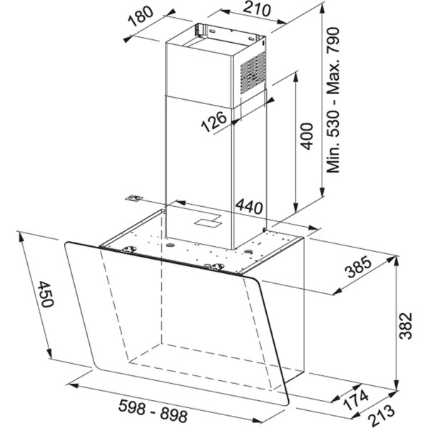 Витяжка Franke Smart Vertical 2.0 FPJ 915 V BK/DG 330.0573.295 