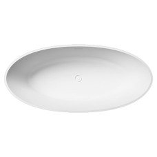 V015B0  ALMA Ванна зі штучного каменю 175X80 x55h, білий мат