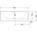 VERO AIR Ванна пристенная 180x80 см на раме с панелью, акриловая (700417000000000)