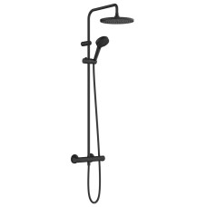 Душевая система Vernis Blend Showerpipe 240 1jet с термостатом, Matt Black (26426670)