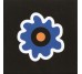 Плитка 20,5x20,5 Flower Black - Mattonelle Margherita - NDM52 з колекції Mattonelle Margherita Mutina