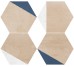 Плитка 19,8x22,8 Terra Hexa Decor-Terra-29131 з колекції Terra Peronda