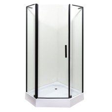 Душова кабіна Ethna Black P91 B 90x90x200 мілкий піддон ( А0048356 )